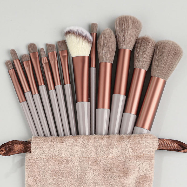 Complete Makeup Brush Set: 14 Luxurious Soft Fluffy Brushes for Every Cosmetic Need