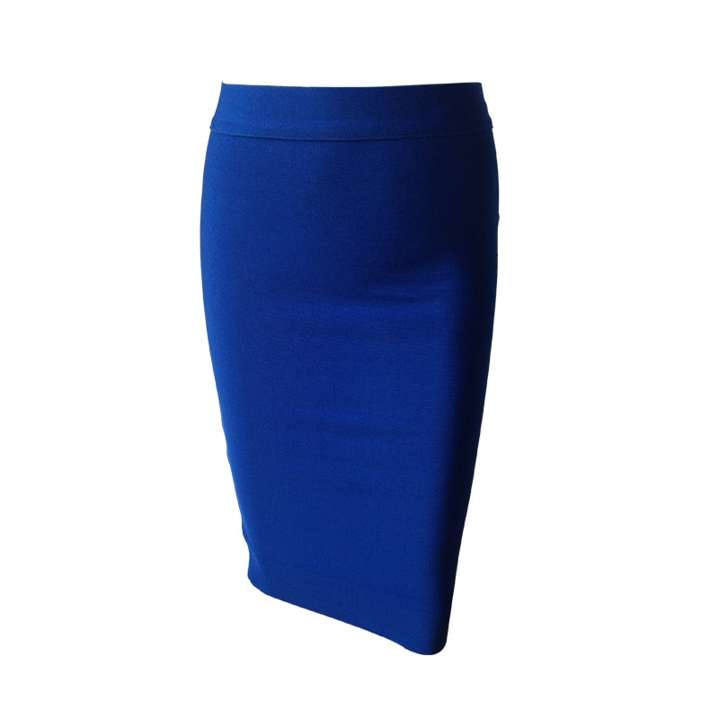 Vibrant Hues Bodycon Party Bandage Skirt - Available in XL-XXL Sizes